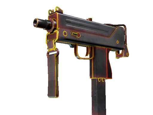 MAC-10(StatTrak™) | 炽热 (略有磨损)