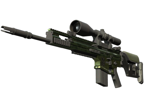 SCAR-20(StatTrak™) | 绿色陆战队 (久经沙场)