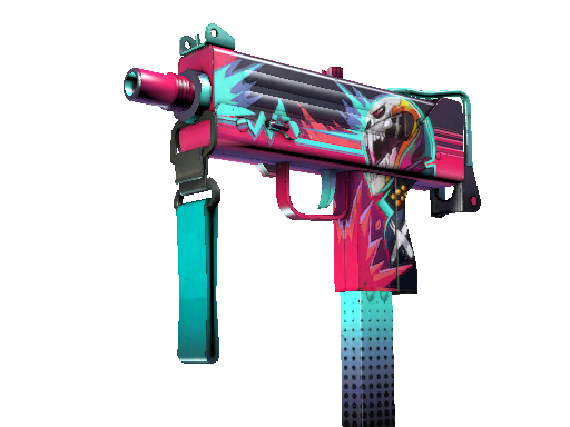 MAC-10 | 霓虹骑士 (破损不堪)