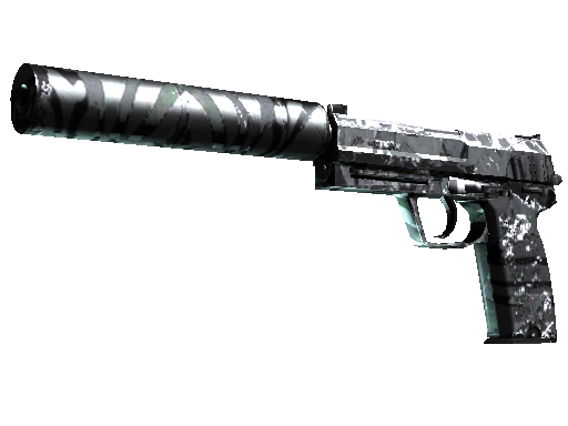 USP 消音版（StatTrak™） | 黑水 (久经沙场)