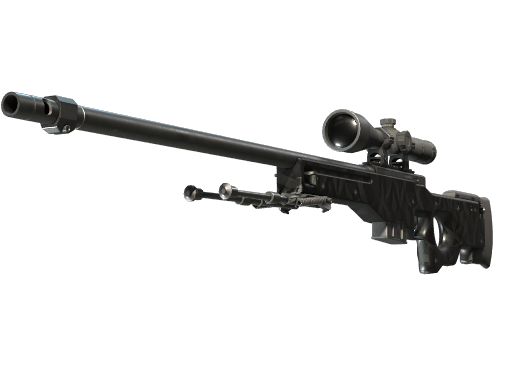AWP（StatTrak™） | 石墨黑 (略有磨损)