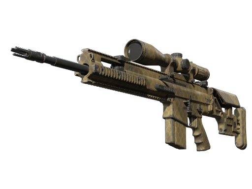 SCAR-20(纪念品) | 沙漠网格 (破损不堪)