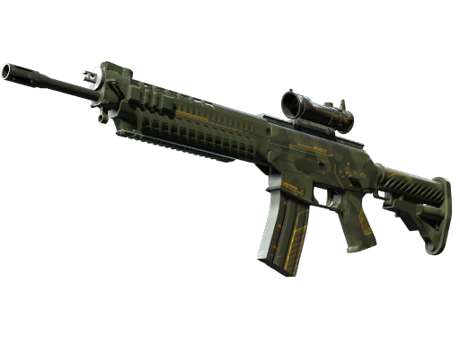 SG 553（StatTrak™） | 擎天神 (略有磨损)