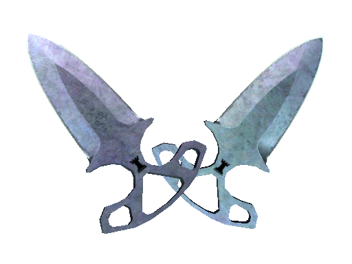 暗影双匕（★ StatTrak™） | 蓝钢 (破损不堪)