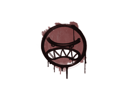 封装的涂鸦 | 愤怒 (砖红)