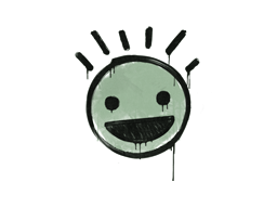 封装的涂鸦 | 笑脸 (豆青)