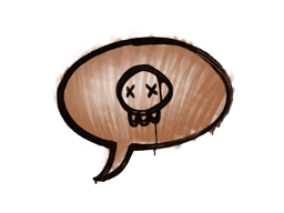 封装的涂鸦 | 死刑 (黄褐)