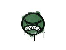 封装的涂鸦 | 愤怒 (深绿)