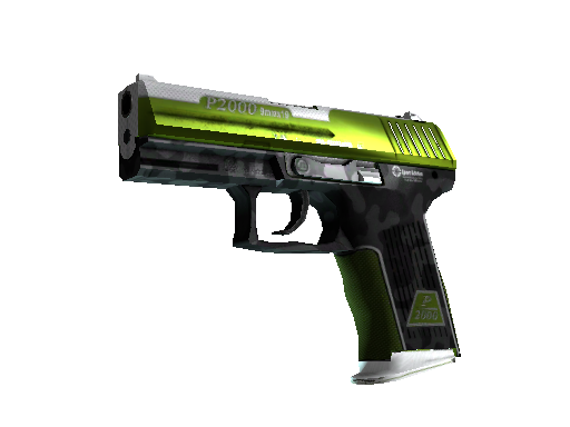 P2000(StatTrak™) | 草皮 (略有磨损)