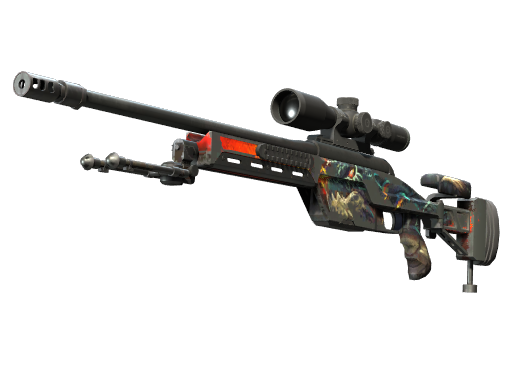 SSG 08 | 炎龙之焰 (战痕累累)