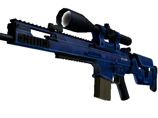 SCAR-20（StatTrak™） | 蓝图 (破损不堪)
