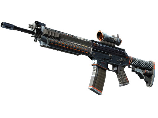 SG 553(StatTrak™) | 幻影 (略有磨损)