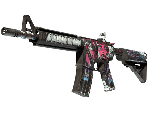 M4A4 | 黑色魅影 (战痕累累)