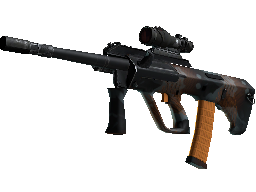 AUG（StatTrak™） | 琥珀冲流 (崭新出厂)