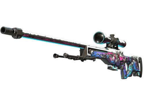 AWP(StatTrak™) | 黑色魅影 (略有磨损)