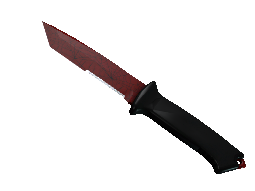 熊刀(★ StatTrak™) | 深红之网 (略有磨损)