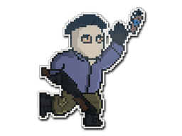 印花 | 像素蒙面男