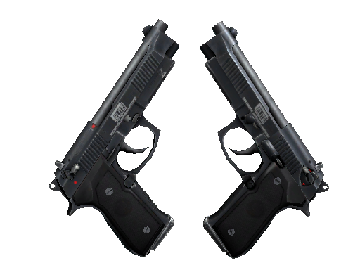 双持贝瑞塔（StatTrak™） | 1.6精英 (破损不堪)