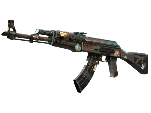 AK-47（StatTrak™） | 复古浪潮 (破损不堪)