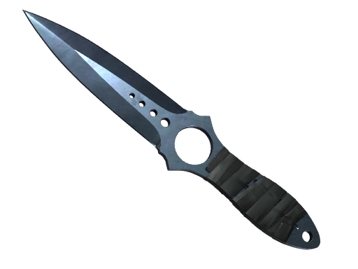骷髅匕首(★ StatTrak™) | 蓝钢 (略有磨损)