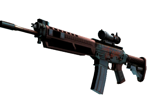 SG 553(StatTrak™) | 锈蚀之刃 (战痕累累)