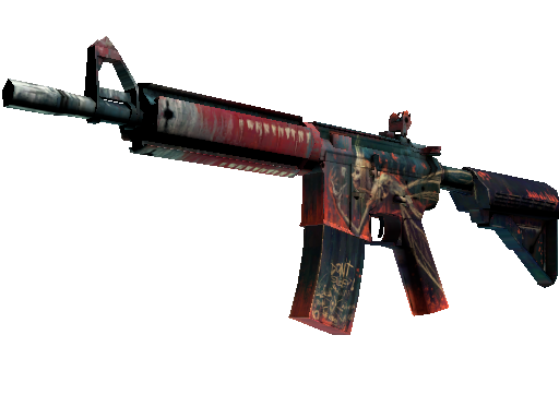 M4A4(StatTrak™) | 齿仙 (崭新出厂)