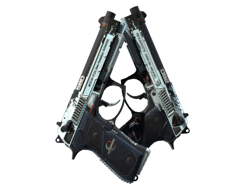 双持贝瑞塔（StatTrak™） | 灾难 (略有磨损)