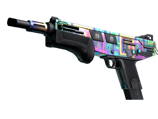 MAG-7（StatTrak™） | 铋晶体 (略有磨损)