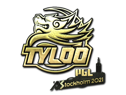 印花 | Tyloo (金色) | 2021年斯德哥尔摩锦标赛