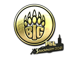 印花 | BIG （金色） | 2021年斯德哥尔摩锦标赛