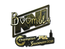 印花 | Boombl4（金色）| 2021年斯德哥尔摩锦标赛