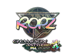 印花 | ropz(全息,冠军) | 2022年安特卫普锦标赛