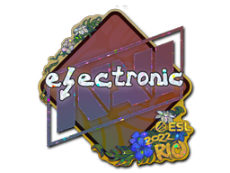 印花 | electronic（闪耀）| 2022年里约热内卢锦标赛