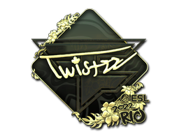 印花 | Twistzz（金色）| 2022年里约热内卢锦标赛