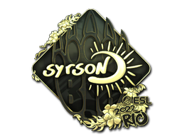 印花 | syrsoN（金色）| 2022年里约热内卢锦标赛