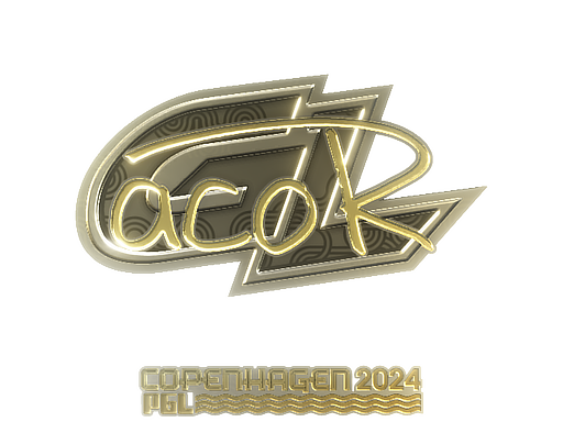 印花 | acoR（金色）| 2024年哥本哈根锦标赛