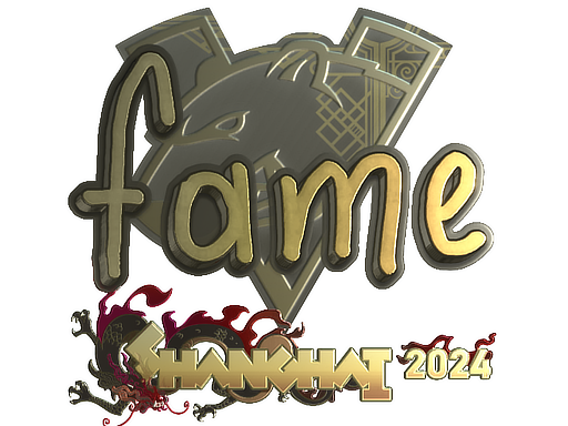印花 | fame（金色）| 2024年上海锦标赛