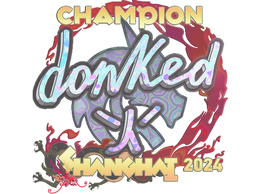 印花 | donk(全息,冠军)| 2024年上海锦标赛
