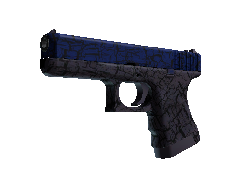 格洛克 18 型(StatTrak™) | 蓝色裂纹 (略有磨损)