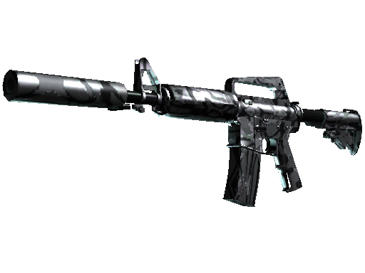 M4A1 消音型(StatTrak™) | 黑水 (略有磨损)