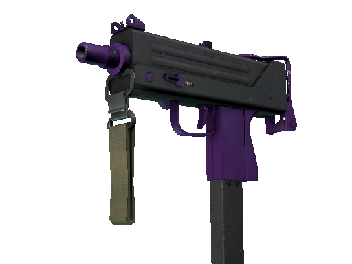 MAC-10（StatTrak™） | 致命紫罗兰 (久经沙场)