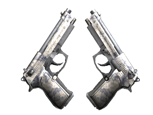 双持贝瑞塔 | 人工染色 (战痕累累)