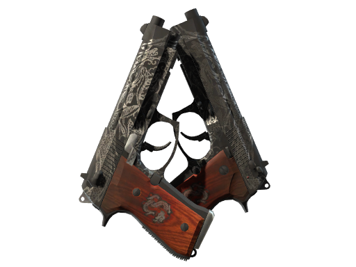 双持贝瑞塔（StatTrak™） | 龙之双子 (战痕累累)