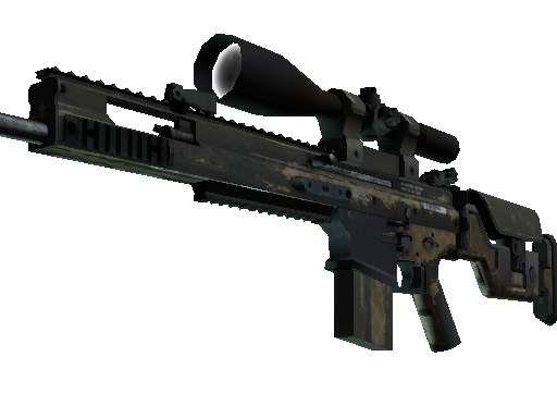 SCAR-20 | 沙漠网格 (战痕累累)