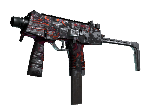 MP9（StatTrak™） | 红宝石毒镖 (战痕累累)