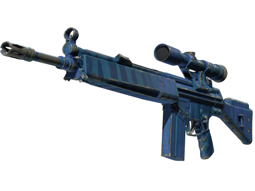 G3SG1(StatTrak™) | 碧蓝斑纹 (久经沙场)