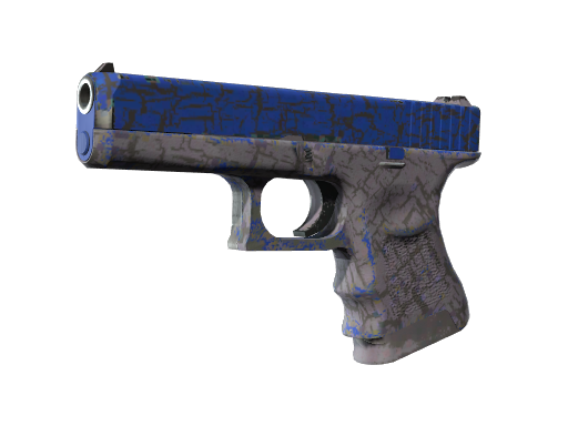 格洛克 18 型(StatTrak™) | 蓝色裂纹 (破损不堪)