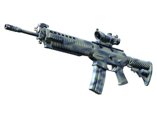 SG 553(StatTrak™) | 浪花喷漆 (崭新出厂)