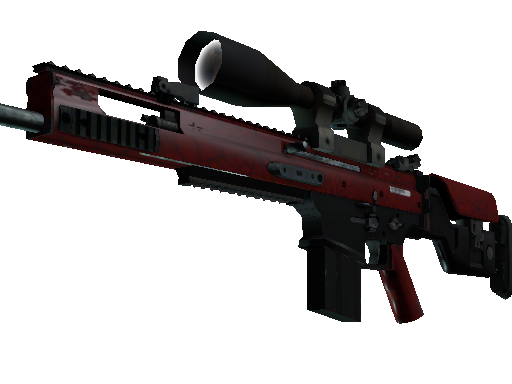 SCAR-20（StatTrak™） | 深红之网 (崭新出厂)