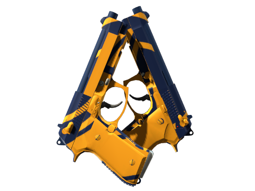 双持贝瑞塔（StatTrak™） | 海斗士 (崭新出厂)